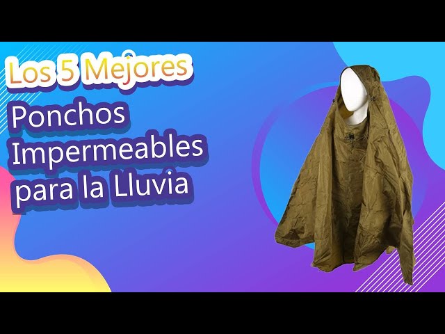 Vídeo relacionado con flintronic Poncho de Lluvia Impermeable con Capucha, Reutilizable y Ligero para Viajes y Exteriores - para Hombre y Mujer