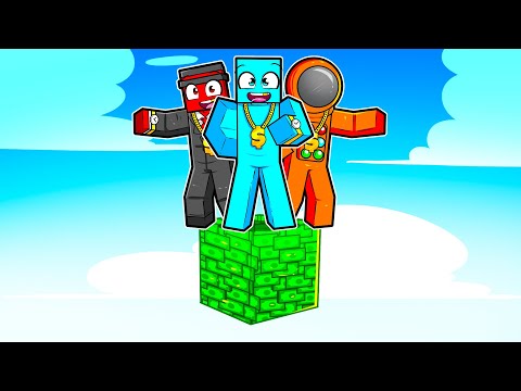 Turma do Problems Sobrevive em 1 Bloco de Dinheiro!