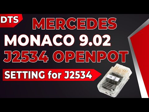 Mercedes DTS Monaco 9.02 Настройка и Подключение Для Работы с J2534 Openport 2.0 и не Только