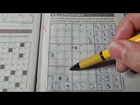 (#5945) Saturday. Killer Sudoku puzzle. Bonus Extra edition. 02-11-2023 Extra part 2 of 4
