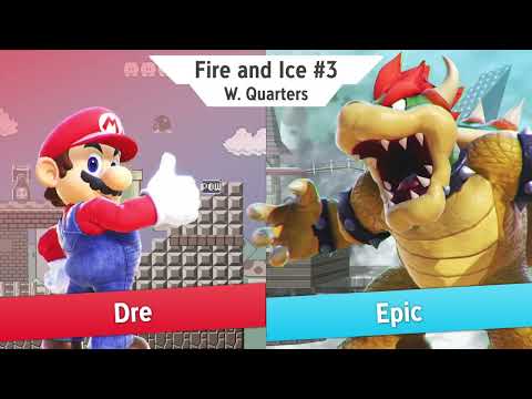 Dre (Mario) vs Epic (Bowser) - Fire and Ice #3 Winners Quarter Finals