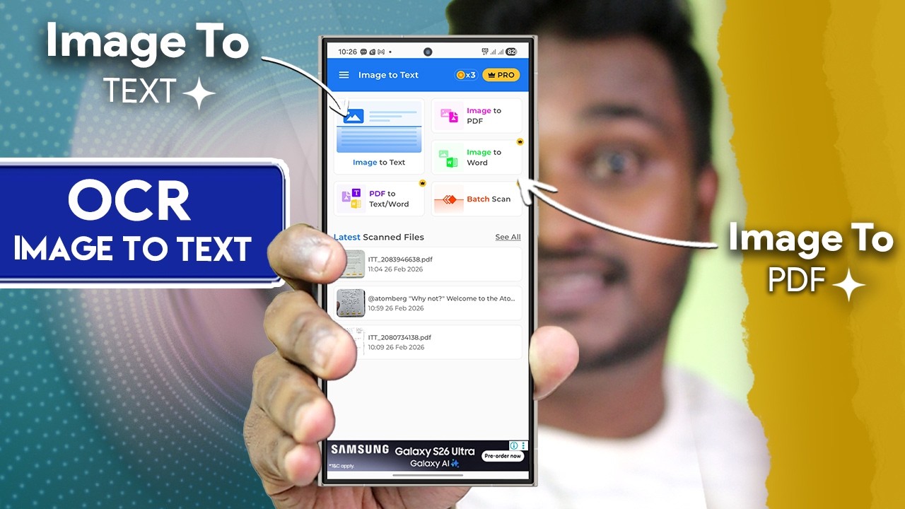 Convert Image📸to Text in Seconds! | Best OCR Scanner App 2026
