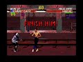 Ultimate Mortal Kombat Trilogy Hack Genesis Very Hard Playthrough MK2 Johnny Cage