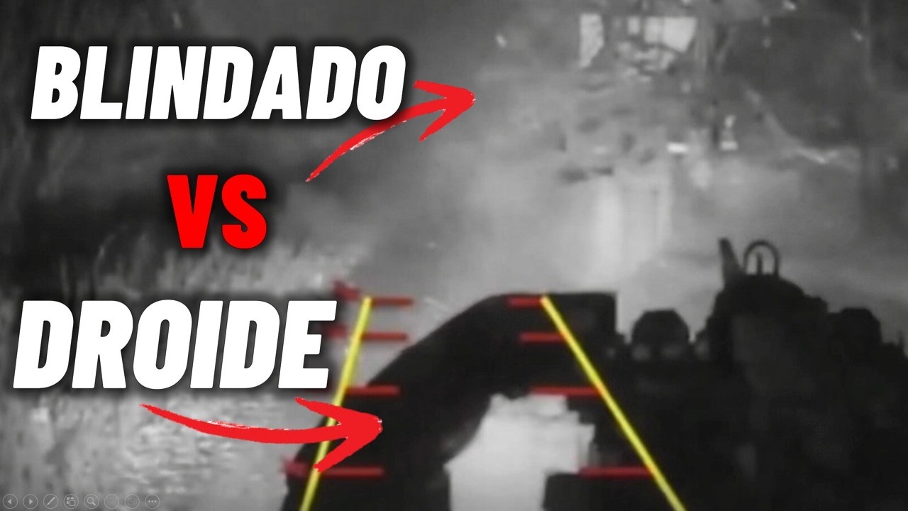 ¡PRIMER combate entre un DROIDE y un BLINDADO!