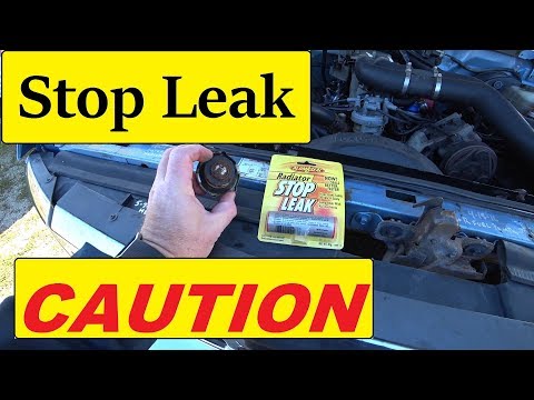 Radiator Stop Leak CAUTION use ⚠