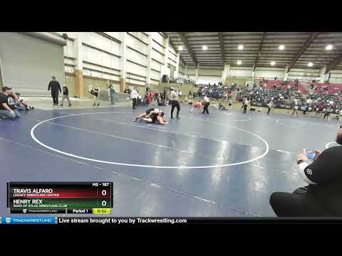 187 Lbs Quarterfinal - Henry Rex, Sons Of Atlas Wrestling Club Vs Travis Alfaro, Legacy Wrestling