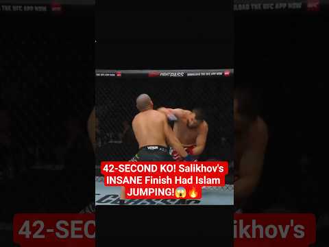 🔥Muslim Salikhov KO Carlos Leal in Round 1 at UFC Abu Dhabi 👀 #ufcabudhabi #muslim #makhachev