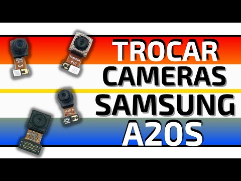 [ Samsung A20S A207 ] Como Trocar Camera Frontal Traseiras How to Change Front Rear Camera