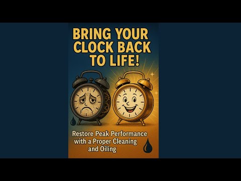 How To Oil A Clock/Clock Repair