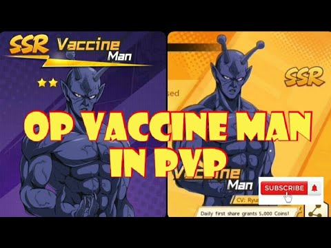 OP VACCINE MAN IN PVP "ONE PUNCH MAN:The Strongest"