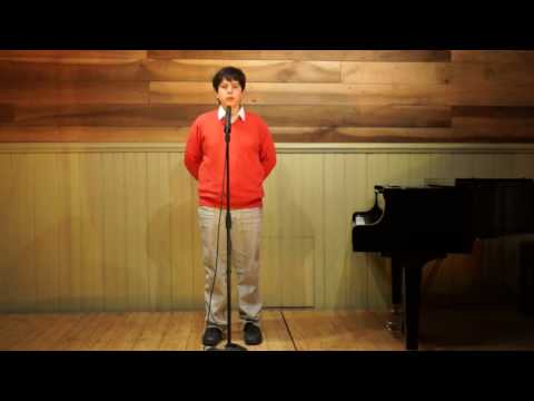 Pedro Pablo Alvarez cantando resfriado el Aria de la Reina de la Noche de Mozart