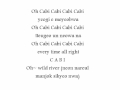 SNSD & 2PM cabi song lyrics 