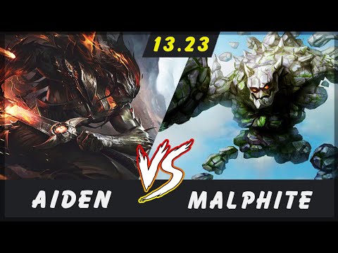 AidenYasuo - Yasuo vs Malphite MID Patch 13.23 - Yasuo Gameplay