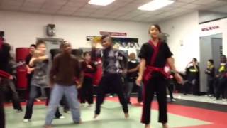 Halen&#39;s XMA Christmas Dojo Performance