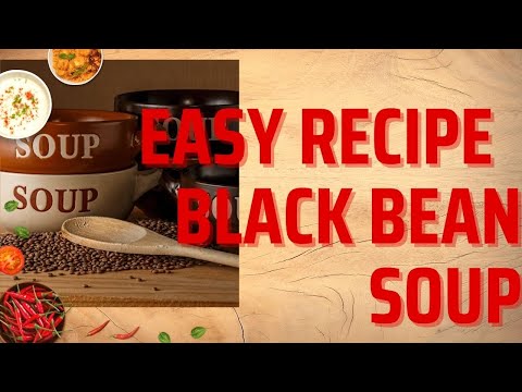 How to Make Restaurant-Style Mexican Black Bean Soup!