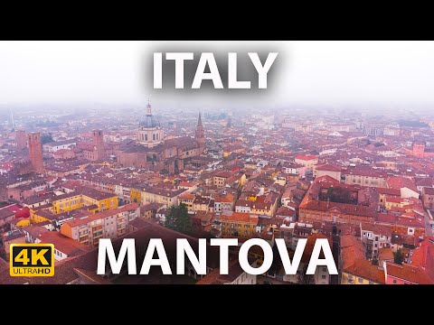 Mantova, Italy, Palazzo Ducale Drone 🇮🇹 - [4K] Aerial Italian Mantua. Palazzo Ducale visto dal drone