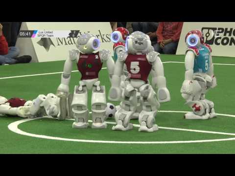 SPL: Luxembourg United – SPQR Team (Final Challenge Shield) [RoboCup German Open 2017]