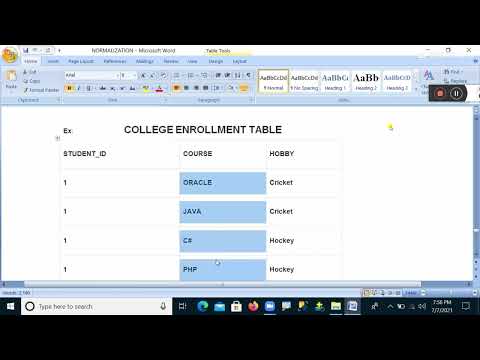 49 NORMALIZATION MERGE AND INSERT ALL PLSQL INTRO 7thJuly2021