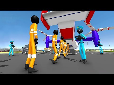 Stickman Criminal Transport Police Van Simulator (by Fazbro) Android Gameplay [HD]