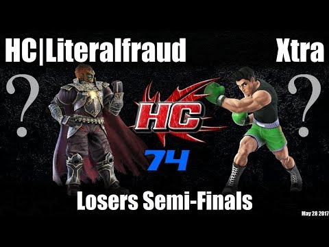 HC74 Smash4 - LSF: HC|Literalfraud (Ganondorf/Random) vs Xtra (Little Mac/Random)