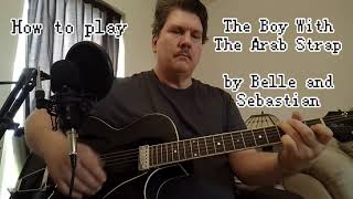 The Boy with the Arab Strap by Belle and Sebastian Guitar Lesson, Tutorial beginner song easy chords