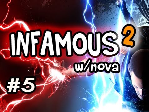 Infamous 2: Evil Playthrough w/Nova Ep.5 - Extra Skins/Costumes & Amps KATANA