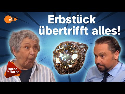 Gigant aus Diamant: Ring mit 3,7 Karäter über schwere Nachkriegszeit gerettet | Bares für Rares