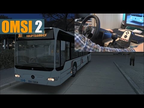 Mit dem Citaro durch Bad Kinzau 3.0 - Linie 301 [G27-Lenkradcam/60FPS] - Let's Play OMSI 2 #373