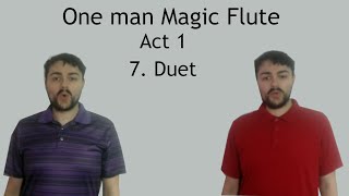 One man Magic Flute - Bei Männern, welche Liebe fühlen - Mozart