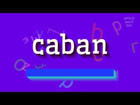CABAN - HOW TO PRONOUNCE CABAN?
