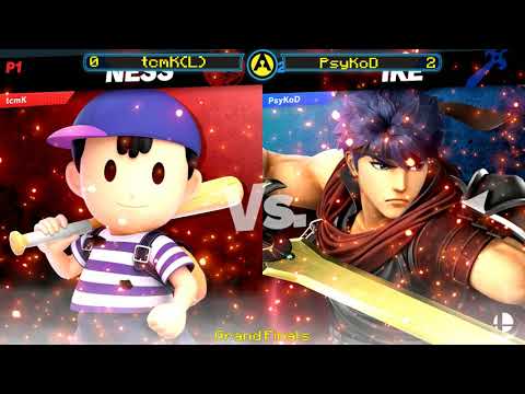 tcmK(Ness,Donkey Kong) vs PsyKoD(Ike)  Big AL#10 SSBU  Grand Finals