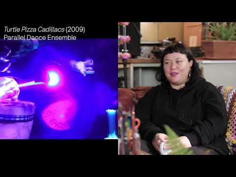 Coco Solid, 2019 Arts Foundation Laureate receiving the award for mixed media