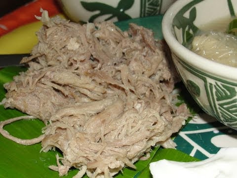 Slow Cooker Kalua Pig (Roast Pig) - Luau dish #1