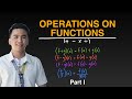 Operations On Functions Grade 11 General Mathematics