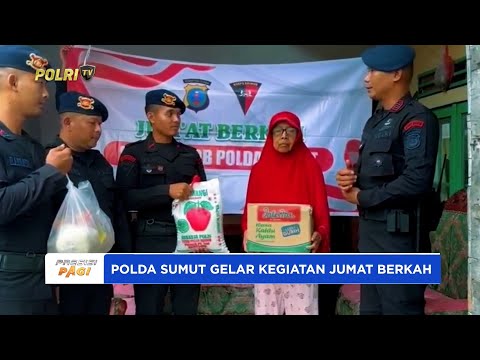 DETASEMEN GEGANA SATUAN BRIMOB POLDA SUMATERA UTARA MENGGELAR KEGIATAN JUMAT BERKAH