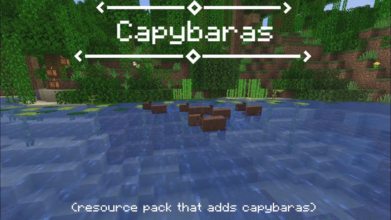 Capybara Minecraft Texture Pack