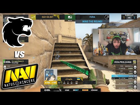 COMEBACK INCRÍVEL!! Furia vs NaVi - ESL Pro League - Highlights | CSGO