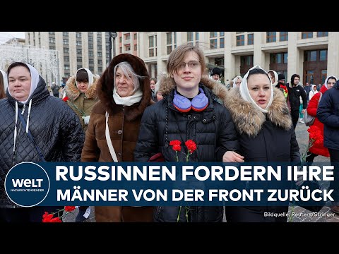 RUSSLAND: Dutzende Festnahmen bei Antikriegsdemo in Moskau