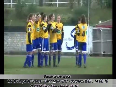 VGA St Maur - G. de Bordeaux : séance tirs au but / 1/8 de Coupe de France, 14.02.16.