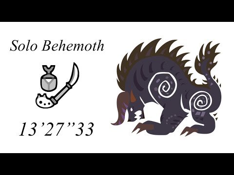 MHW: Behemoth Solo Insect Glaive - 13'27'33