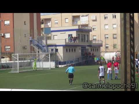 Penalty de Mario Solano. Cartagena B - CD Algar