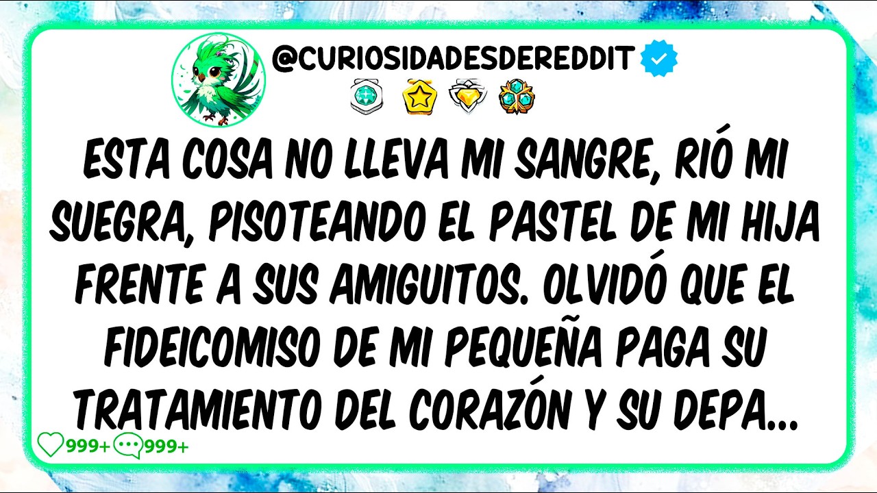 Esta cosa NO lleva mi Sangre, rió mi SUEGRA, pisoteando el pastel de mi hija frente a sus Amiguitos.