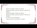 Ella Fitzgerald - Water to Drink Agua de Beber Lyrics