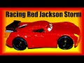 Pixar Cars Custom Racing Red Jackson Storm