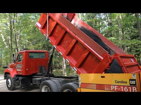 Hauling 12 TONS of Asphalt