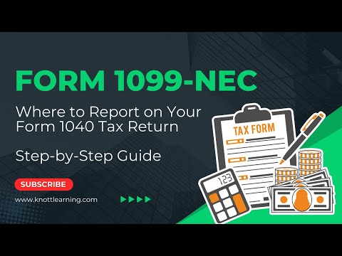 YouTube video about How to Properly Report Your 1099 Earnings on Your Tax Filing