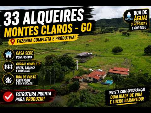 Fazenda à Venda em Montes Claros de Goiás | 33 Alqueires | Estrutura Completa para Pecuária