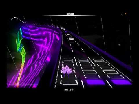 Audiosurf - M83 - Outro - Ninja Mono Ironmode
