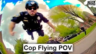 Cop Flying POV. Original or fake