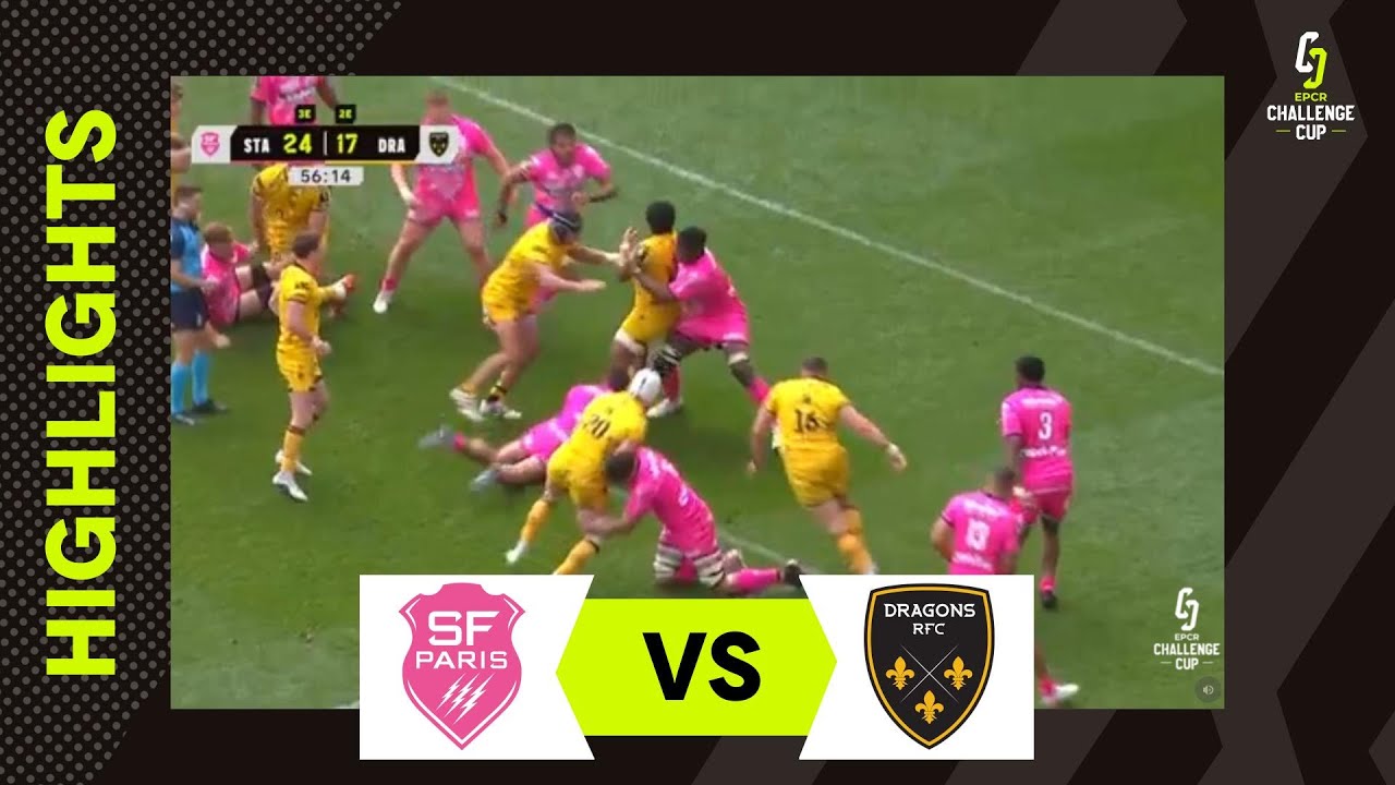 Instant Highlights - Stade Français Paris v Dragons RFC | EPCR Challenge Cup Cup 2025/26